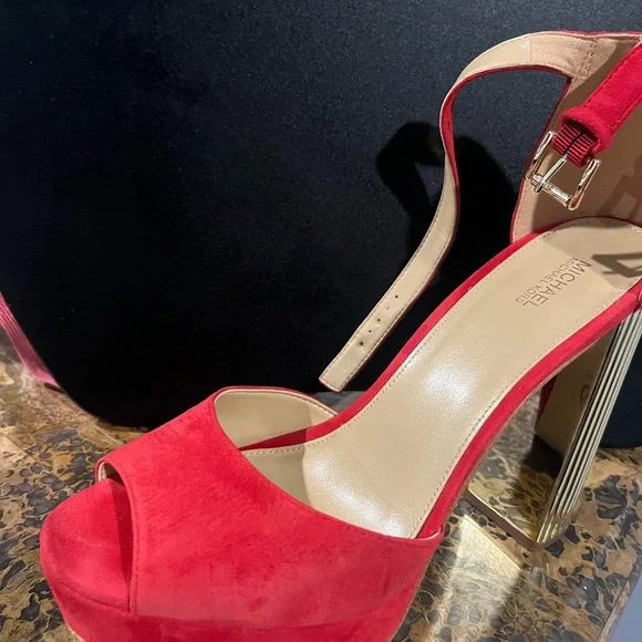 Michael Kors Red Women's Heels - Picture 11 of 15